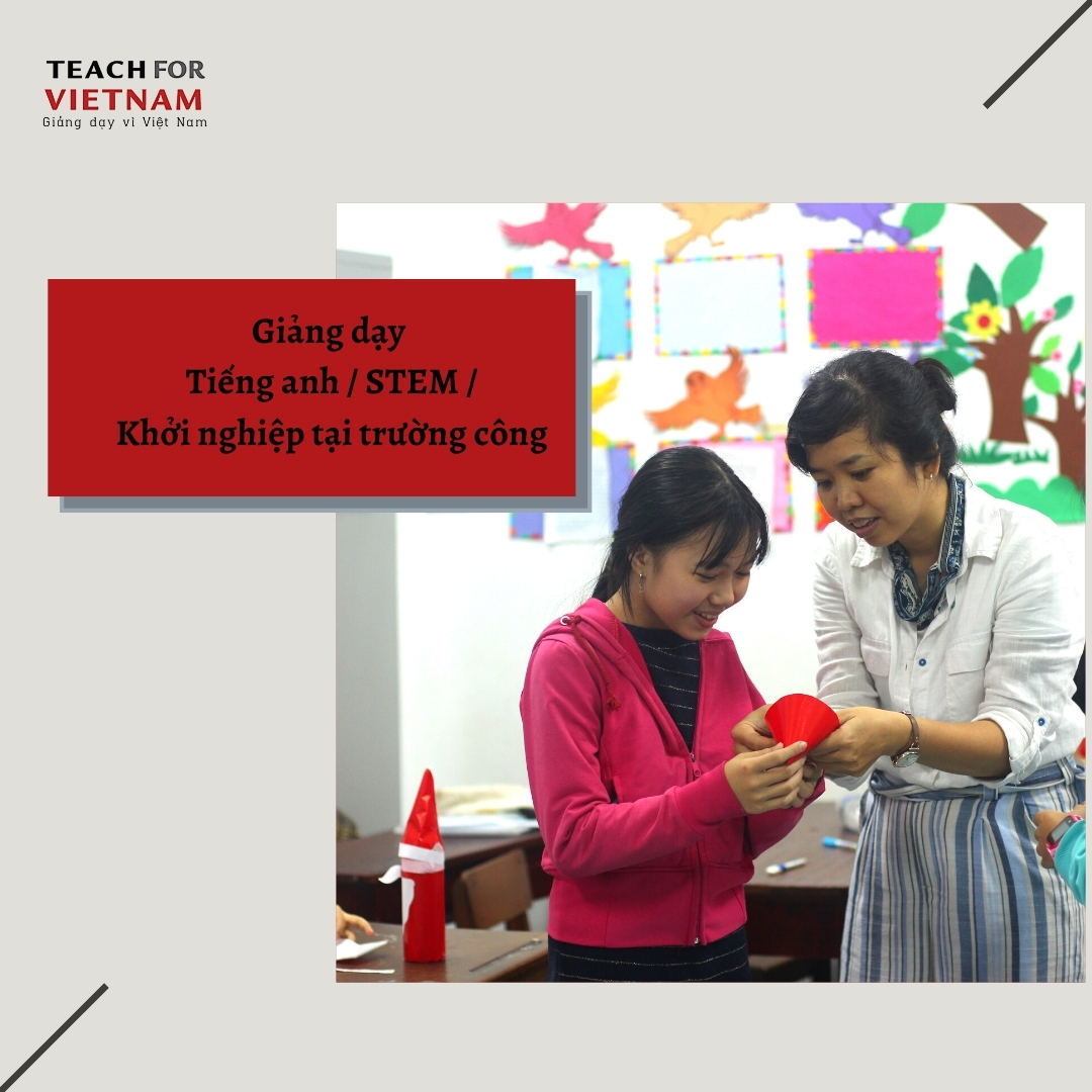 Teach for Vietnam Tuyển dụng năm 2021